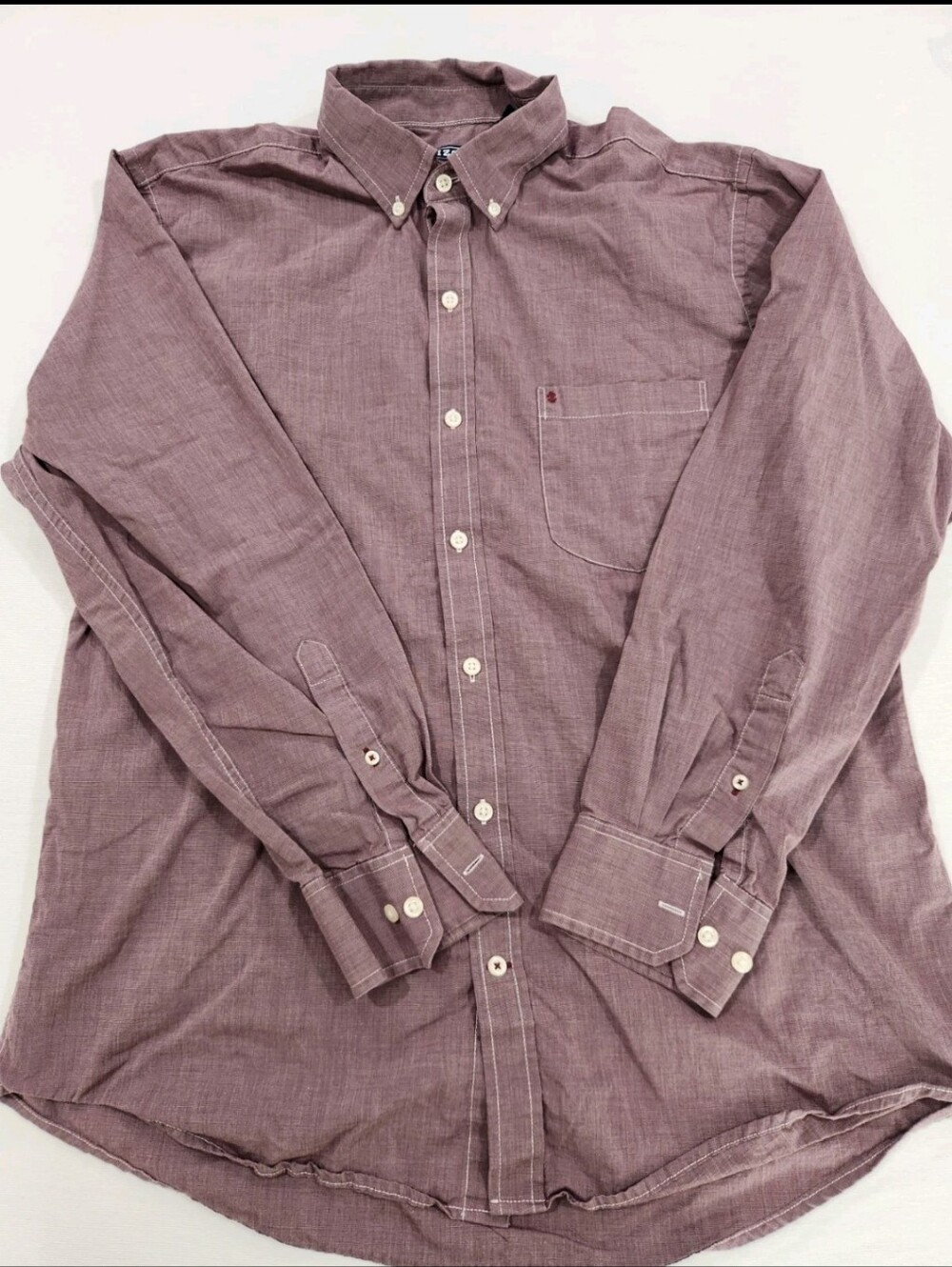 IZOD Premium Essentials Men’s L Plaid Button-Down Long Sleeve Shirts Lot of 3 - Picture 12 of 16